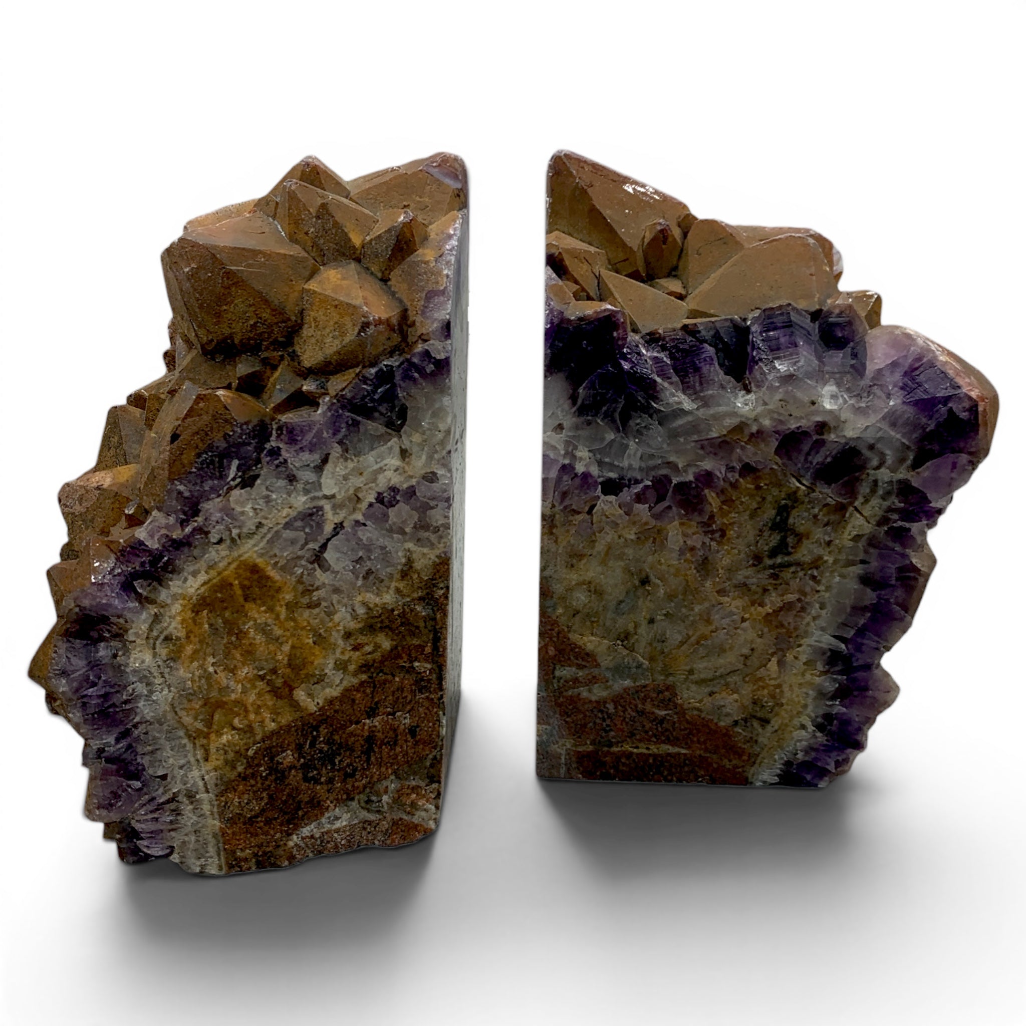 Amethyst - Dragon Amethyst Book Ends Pair $800